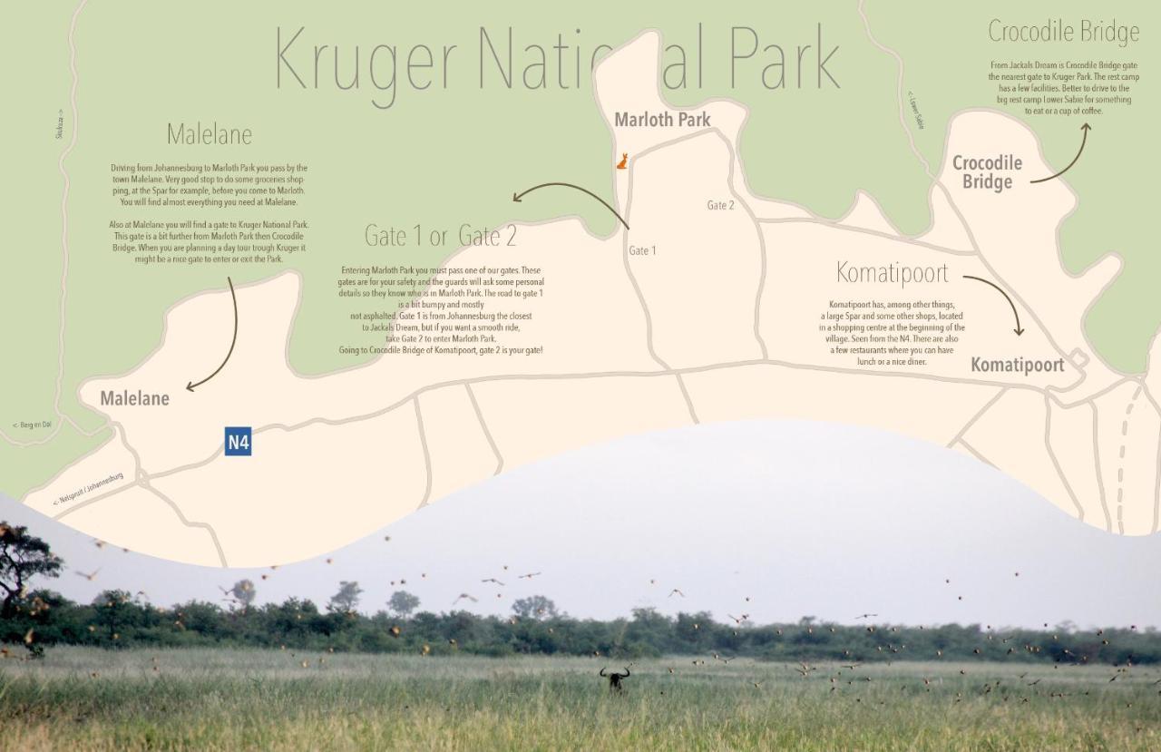 Jackals Dream - Self Catering Villa Bordering Kruger National Park 말로스 파크 외부 사진